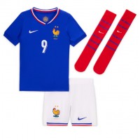 Fotbalové Dres Francie Olivier Giroud #9 Dětské Domácí ME 2024 Krátký Rukáv (+ trenýrky)